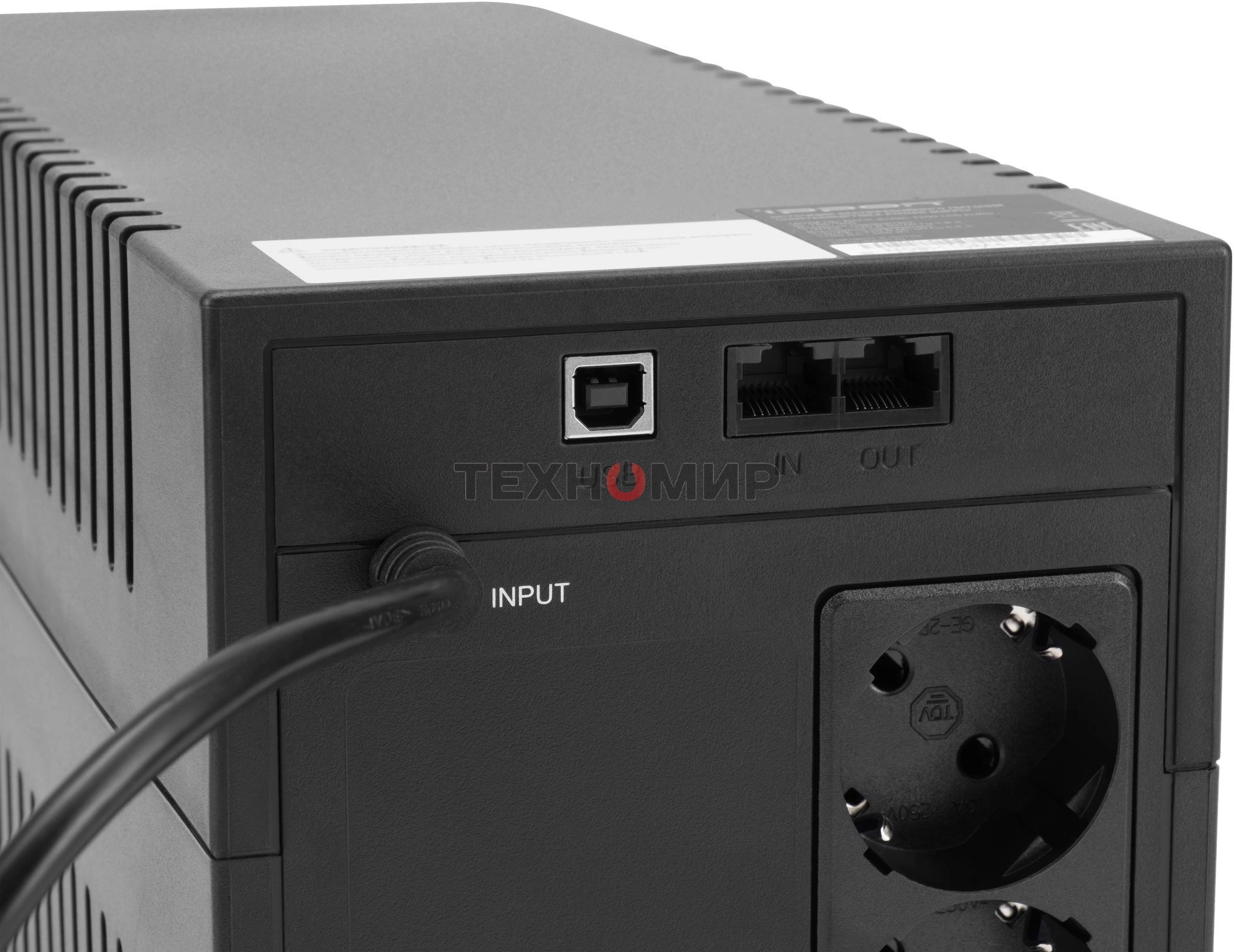 Источник бесперебойного питания Ippon Back Basic 1200 LCD Euro 720Вт 1200ВА черный