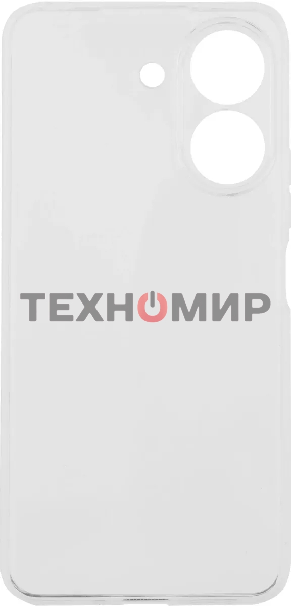 Чехол (клип-кейс) BoraSCO для Xiaomi Redmi 13C Silicone Case прозрачный (72840)