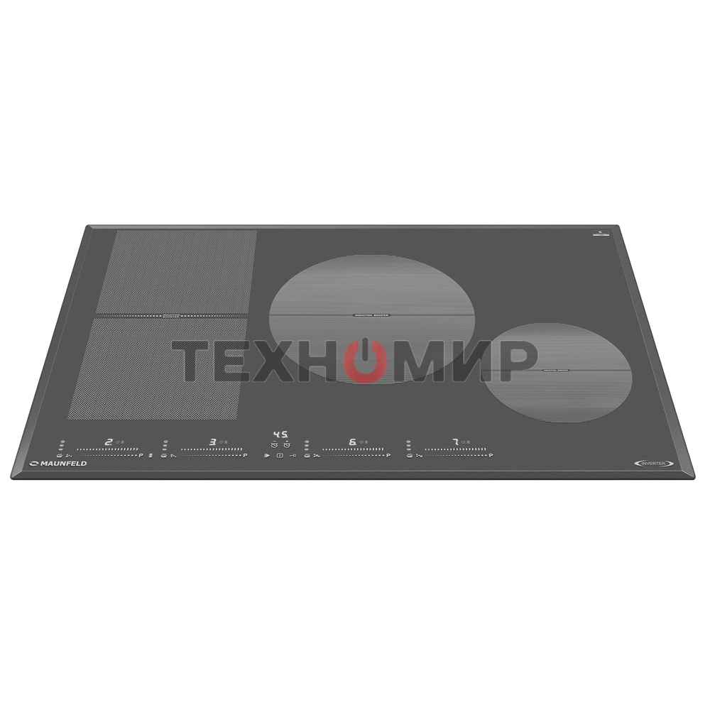 Индукционная варочная панель Maunfeld CVI804SFDGR Inverter графитовый