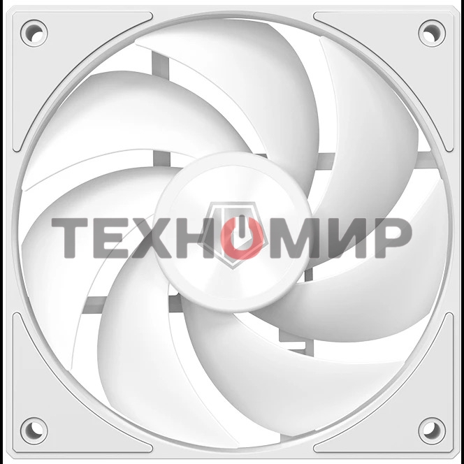 Вентилятор для корпуса ID-COOLING AF-1230-W белый, 120 мм, 2000 об/мин, 31.1 дБ, 4 pin