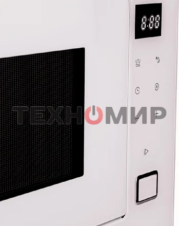 Микроволновая печь встраиваемая Maunfeld MBMO925SGW11 белый, 25 л, 900 Вт, переключатели - сенсор