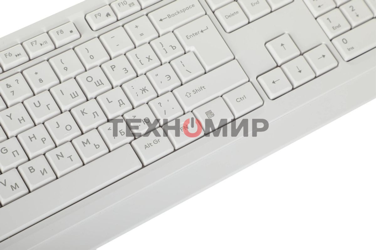 Комплект клавиатура+мышь A4Tech FStyler FG1012 беспроводной, USB, 1200 DPI, белый