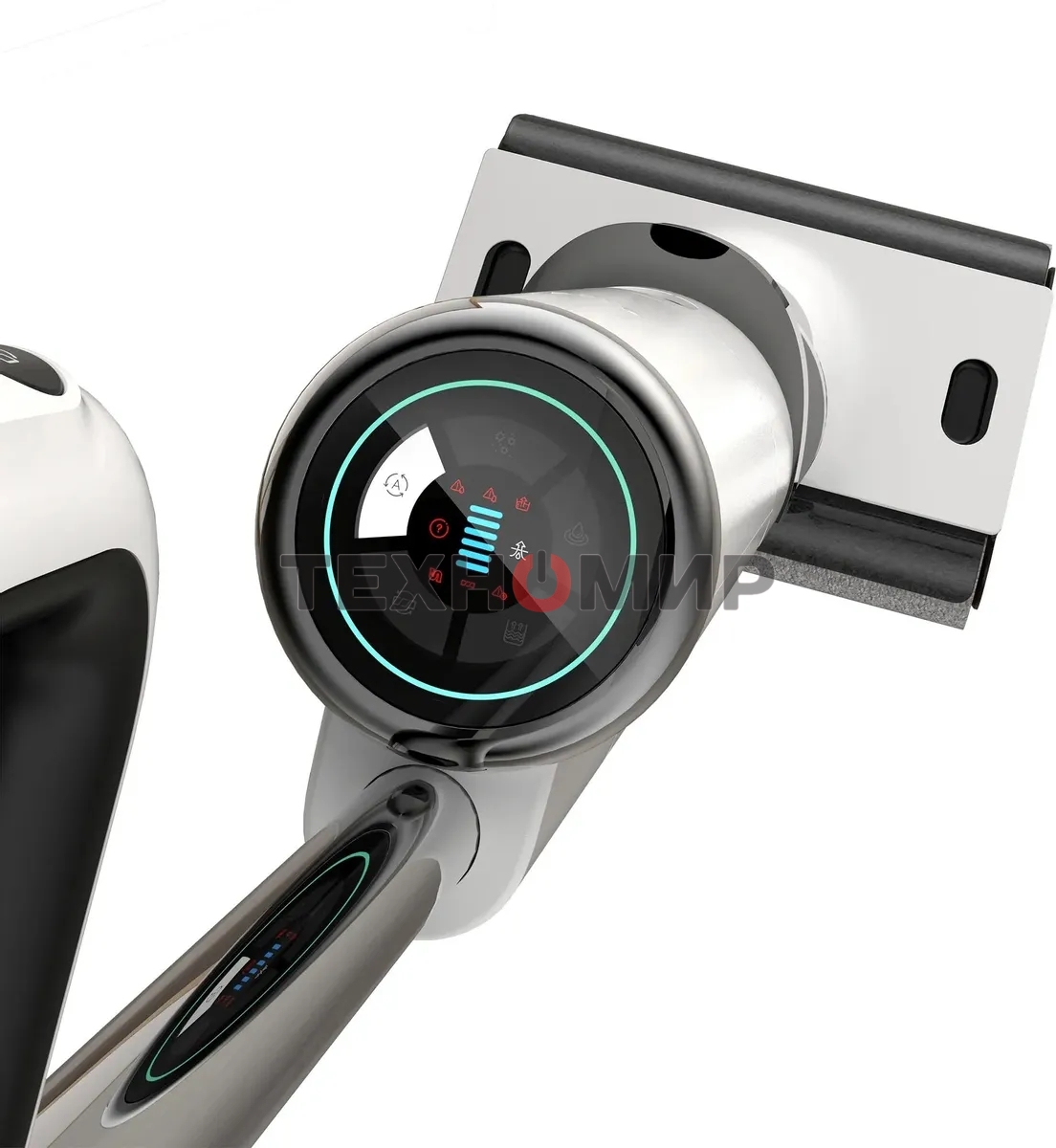 Пылесос моющий Deerma DEM-VX910W белый/черный, питание от аккумулятора, 230 Вт, уборка влажная/сухая, пылесборник 0.7 л, работа от АКБ max - 45 мин