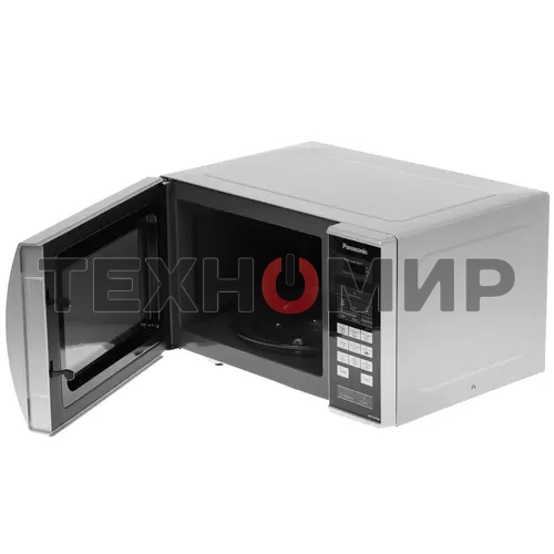 Микроволновая печь Panasonic NN-ST342MZPE серебристый, 25 л, 800 Вт, переключатели - сенсор