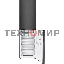 Холодильник Atlant ХМ-4625-151 черный металлик двухкамерный 205/159л морозилка снизу, капельная система