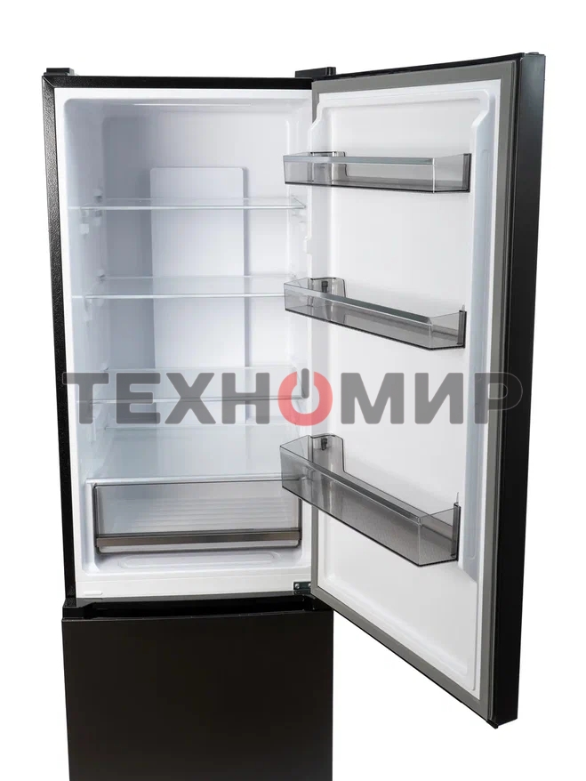 Холодильник Smile SRF378DI графит двухкамерный 240/95л морозилка снизу, No Frost