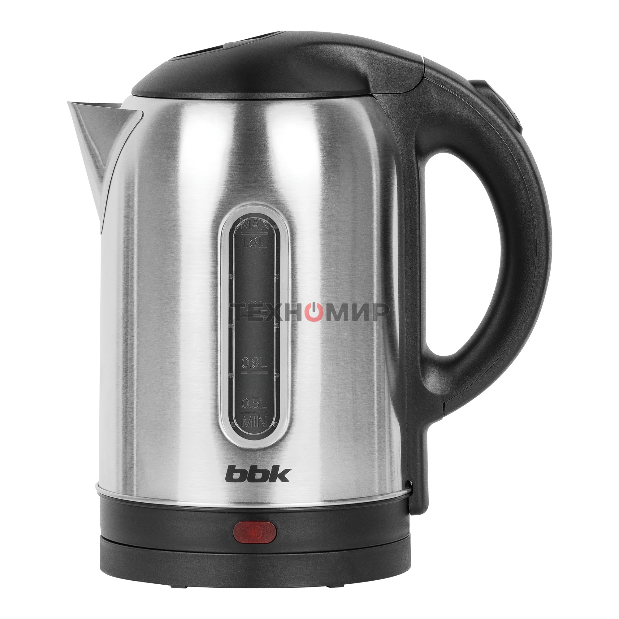 Чайник электрический BBK EK1815S черный/нержавеющая сталь