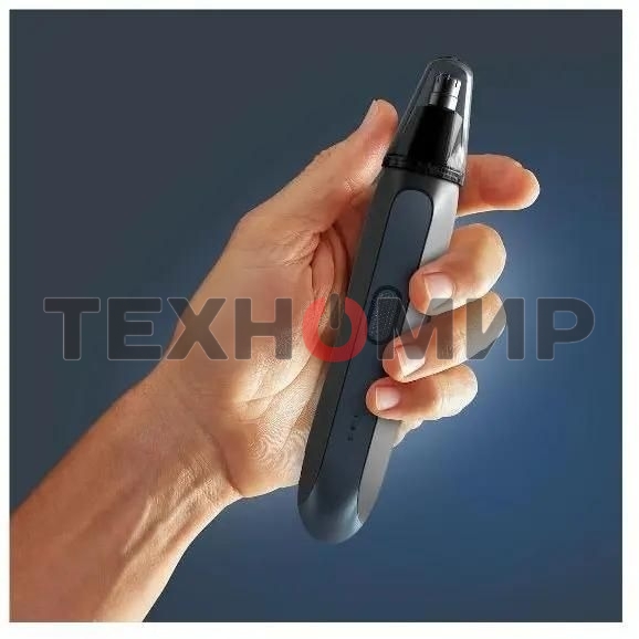 Триммер Rowenta TN3720E0 черный/серый (насадок в компл:1шт)