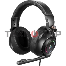 Гарнитура проводная с микрофоном A4Tech Bloody G580 черный 2м мониторные USB оголовье (G580 USB,BLACK)