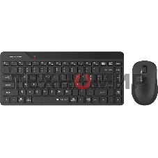 Комплект клавиатура+мышь A4Tech FStyler FG2200 Air2 беспроводной, USB, 1200 DPI, черный