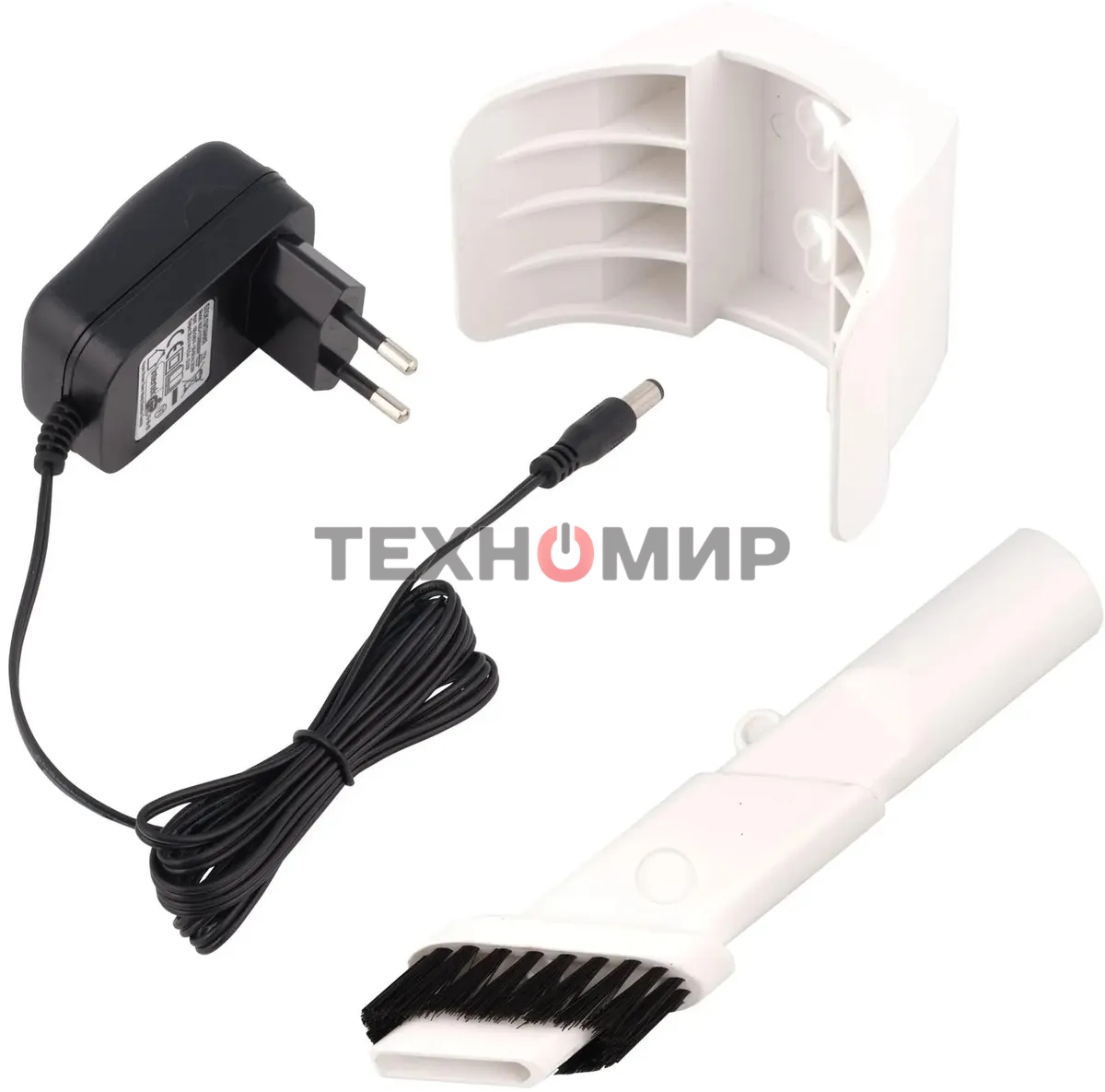 Пылесос вертикальный Coolfort CF-3001 белый, питание от аккумулятора, 150 Вт, уборка сухая, пылесборник 0.5 л, работа от АКБ max 30 мин.