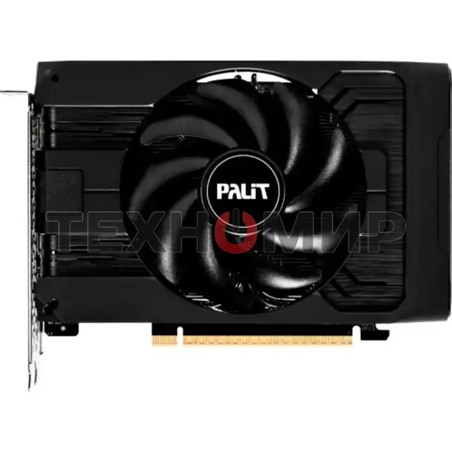 Видеокарта Palit GeForce RTX 5050 StormX, NVIDIA RTX 5050, 8 ГБ GDDR6, 128 бит, PCI-e 5.0, 1xHDMI, 3xDP, 2572 МГц