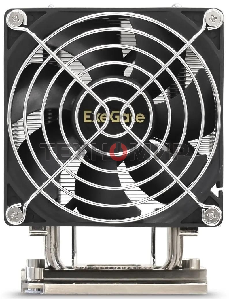 Кулер для процессора ExeGate ESNK-P0070APS4.PWM.4U.3647.Cu серебристый, 92 мм, алюминий/медь, 3800 об/мин, 44 дБ, 4 pin, 205 Вт, 125.5 мм