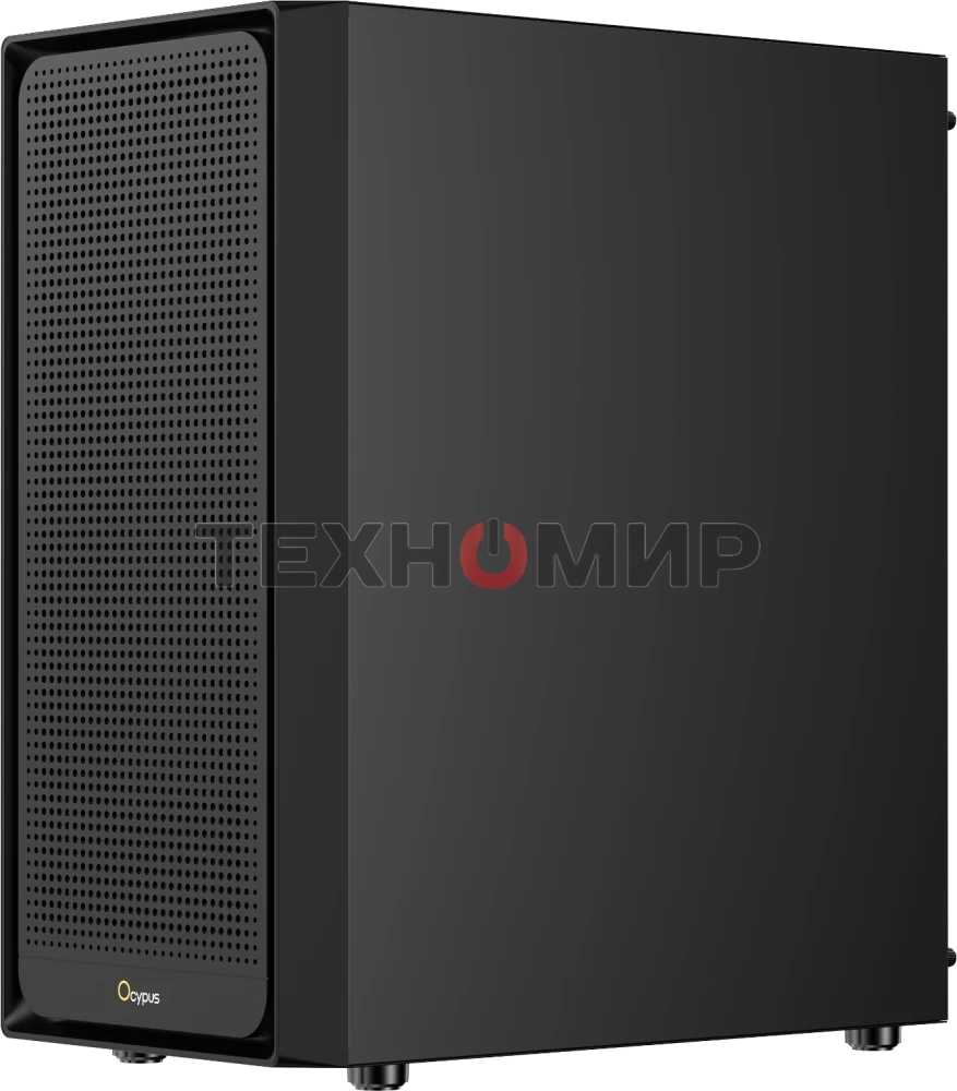 Компьютерный корпус Ocypus Gaммa C50 без БП черный (Gaммa-C50-BKG000XX-GL)