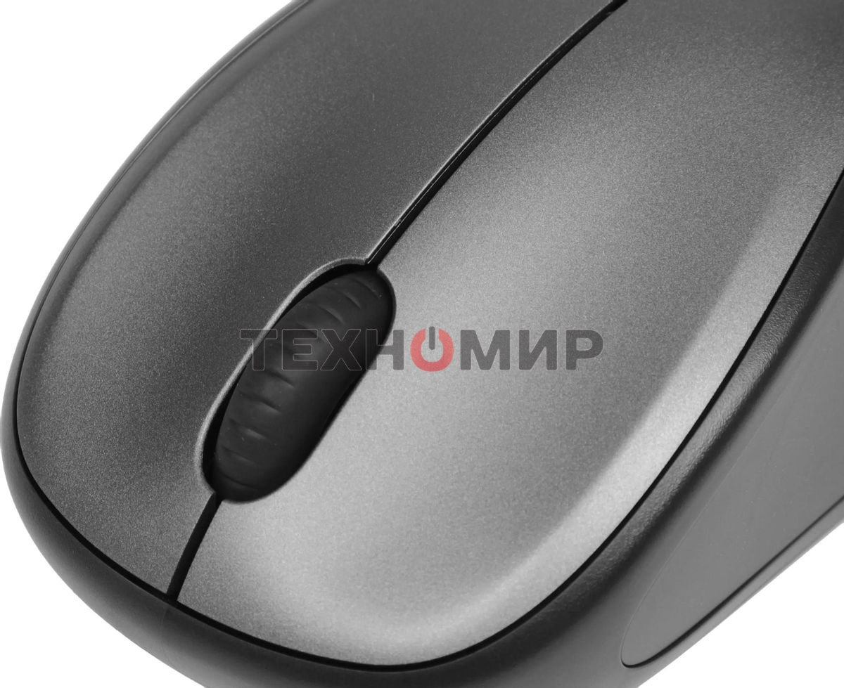 Мышь беспроводная Logitech M235 серый/черный, 1000 dpi, радиоканал, USB, кнопки - 3