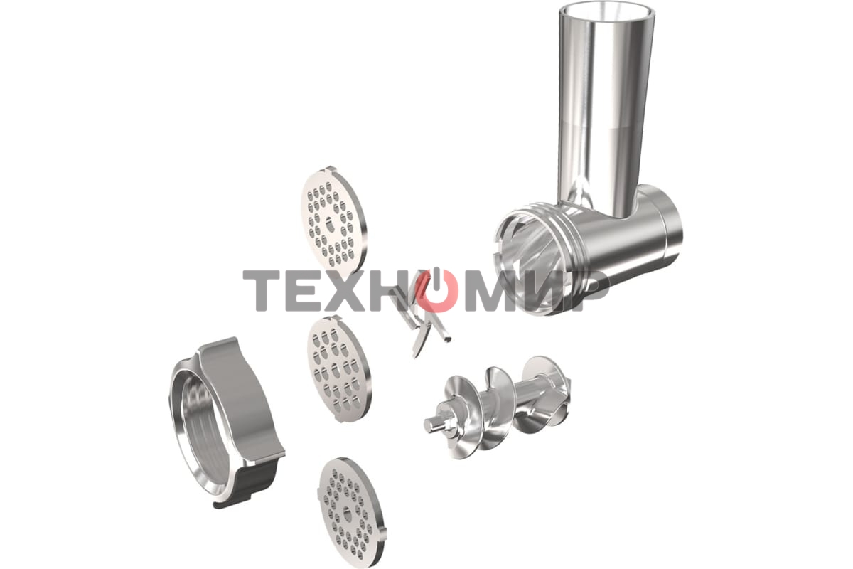 Мясорубка электрическая BQ MG2006 белый, 2100 Вт, 2.0 кг/мин, реверс, насадки - 5