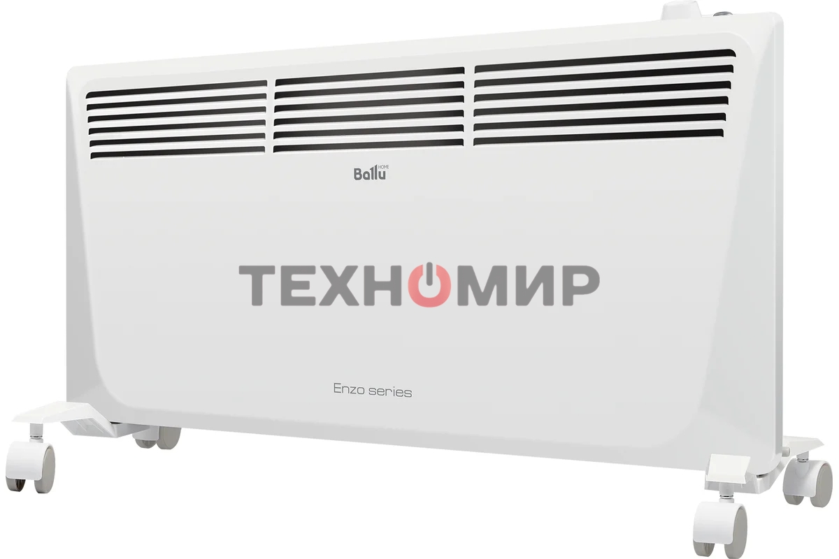 Конвектор электрический Ballu Enzo BEC/EZMR-2000 белый, 2000 Вт, 25 м2, термостат