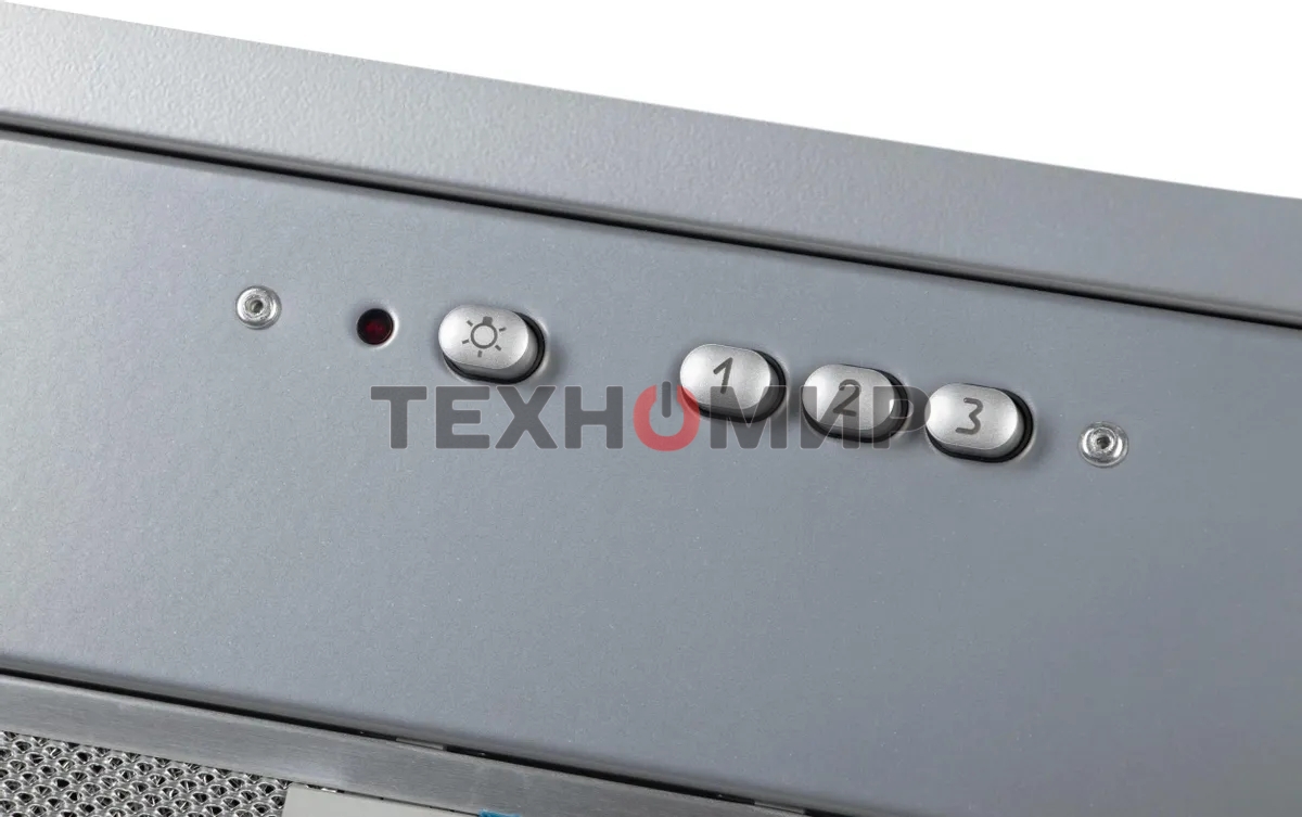 Вытяжка встраиваемая Elikor Flat 42П-430-К3Д серебристый, 42 см, 430 куб. м/ч, 60 дБ