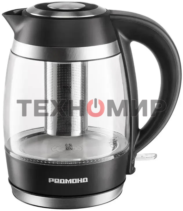 Чайник электрический Redmond KG227 1.7 л, 2200 Вт, черный