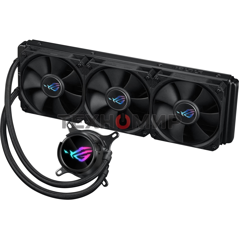 Система жидкостного охлаждения ASUS ROG STRIX LC III 360 черный, 120 мм, алюминий, 2200 об/мин, 36 дБ, 4 pin