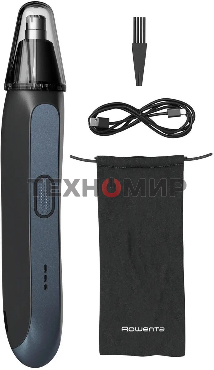 Триммер Rowenta TN3720E0 черный/серый (насадок в компл:1шт)