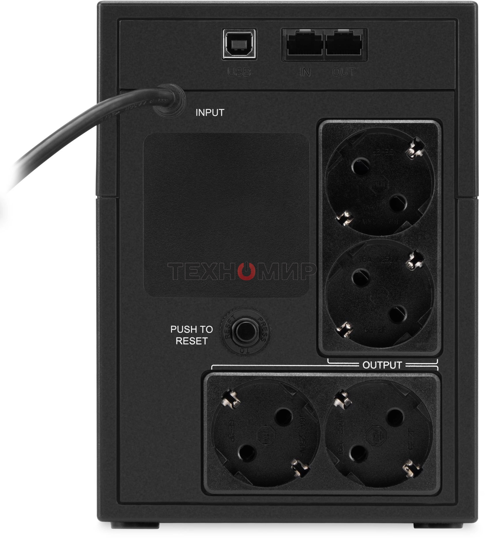 Источник бесперебойного питания Ippon Back Basic 1200 LCD Euro 720Вт 1200ВА черный