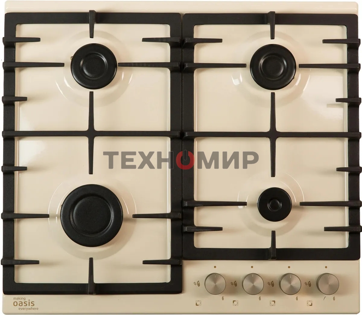 Газовая варочная поверхность Oasis P-MIRP бежевый