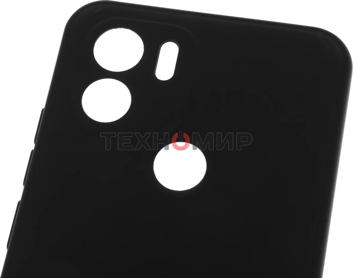 Чехол (клип-кейс) BoraSCO для Xiaomi Redmi A1+ Silicone Case черный (70938)