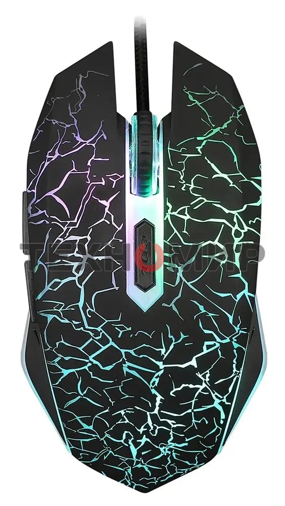 Мышь проводная Oklick 905G INVASION черный, 3200 dpi, USB, кнопки - 6