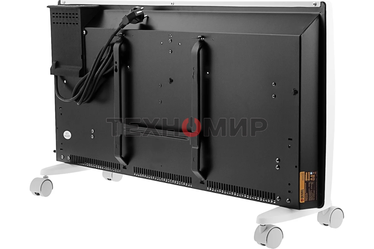 Конвектор электрический гибридный Denzel HybridX-2000 белый, 2000 Вт, 30 м2, термостат, дисплей