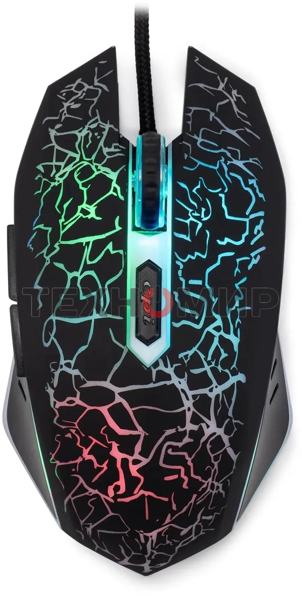 Мышь проводная Oklick 896G черный, 12800 dpi, USB, кнопки - 5