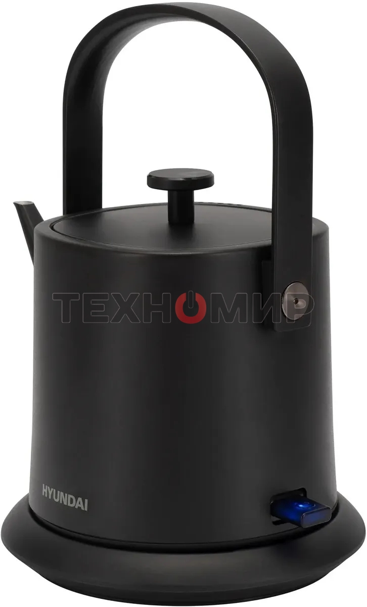 Чайник электрический Hyundai HYK-S2042 0.6 л, 1000 Вт, черный