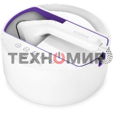 Отпариватель Kitfort КТ-9110-1 белый/фиолетовый, 2180 Вт, 45 г/мин, 600 мл