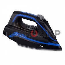 Утюг беспроводной BQ SIC1002 черный/синий, 2600 Вт, 35 г/мин, 140 г/мин, 320 мл