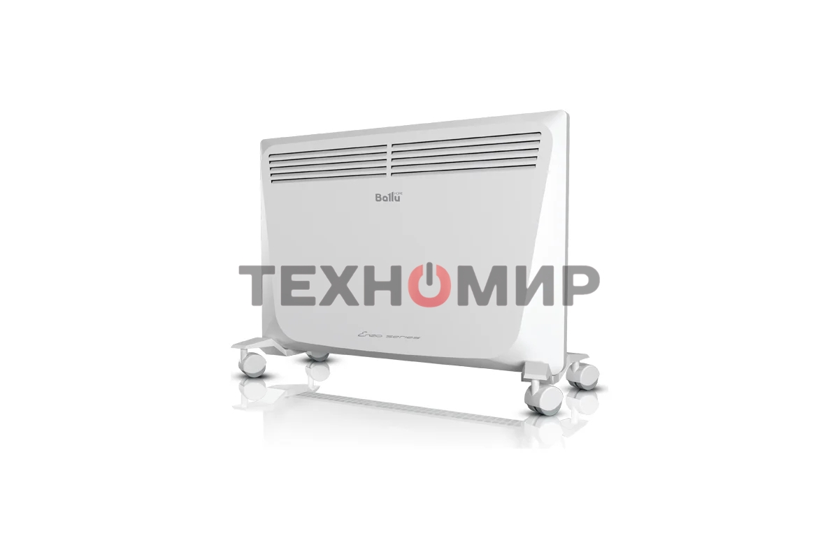 Конвектор электрический Ballu Enzo BEC/EZMR-2000 белый, 2000 Вт, 25 м2, термостат