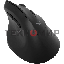 Мышь беспроводная Oklick 688MW ERGO черный, 2400 dpi, радиоканал, Bluetooth, USB, кнопки - 6