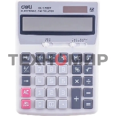 Калькулятор настольный Deli Core E1507 светло-серый 12-разр.