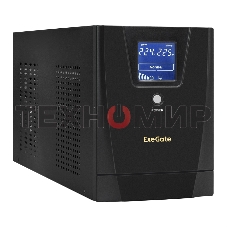 Источник бесперебойного питания ExeGate EX292637RUS SpecialPro Smart LLB-3000.LCD.AVR.2SH.4C13.RJ.USB 3000VA/1800W, LCD, AVR,2*Schuko+4*C13,RJ45/11,USB, металлический корпус, черный