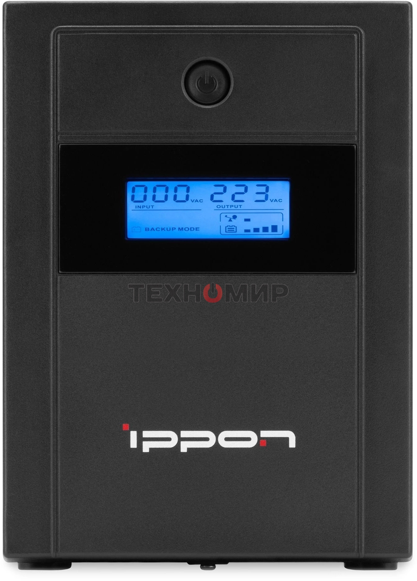 Источник бесперебойного питания Ippon Back Basic 1200 LCD Euro 720Вт 1200ВА черный