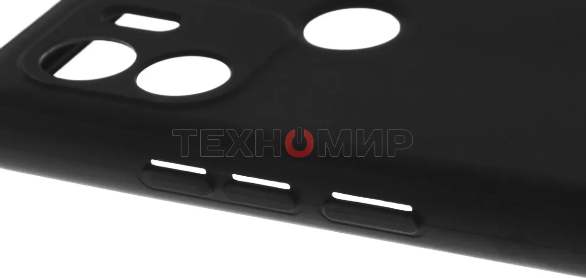 Чехол (клип-кейс) BoraSCO для Xiaomi Redmi A1+ Silicone Case черный (70938)