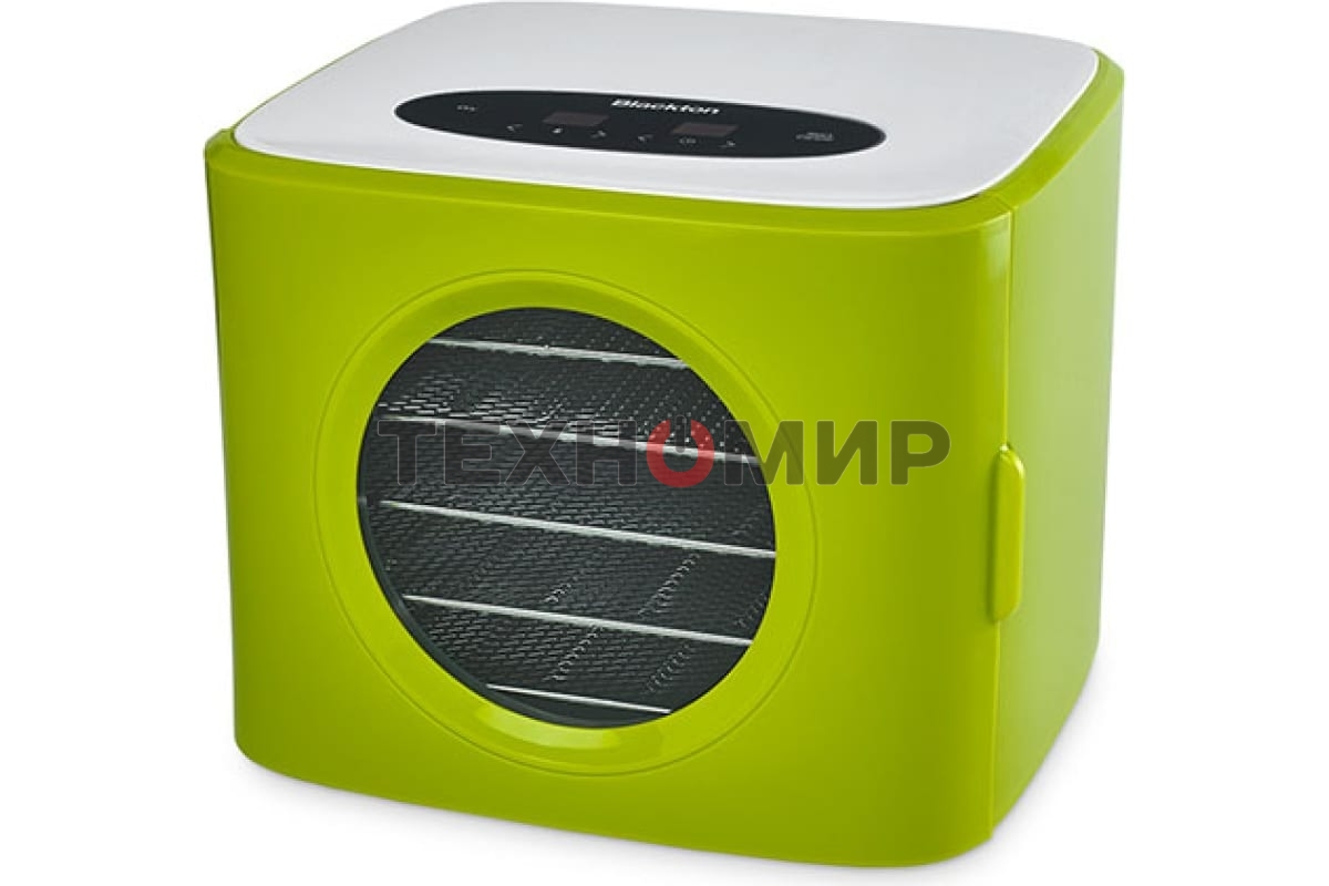 Сушилка для овощей и фруктов Blackton Bt FD1113 зеленый-белый, Мощность 400 Вт, Регулировка температуры 35-80 °С, Таймер 1-72 часа