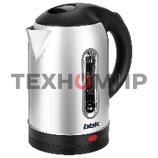 Чайник электрический BBK EK1815S черный/нержавеющая сталь