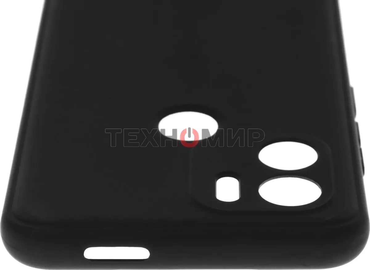 Чехол (клип-кейс) BoraSCO для Xiaomi Redmi A1+ Silicone Case черный (70938)