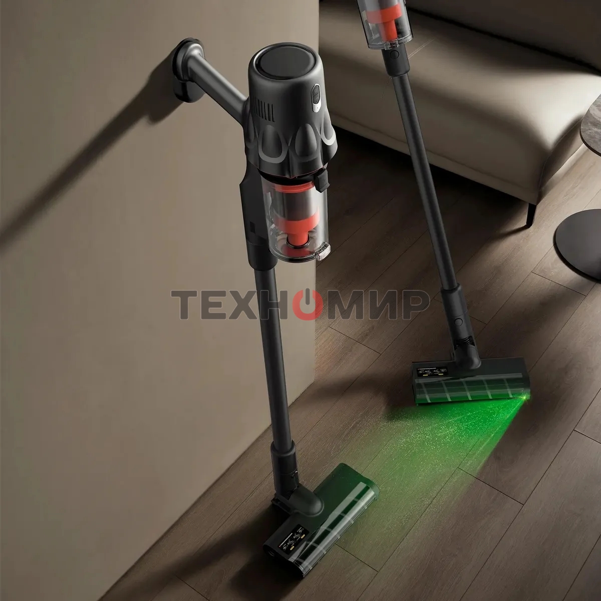 Пылесос ручной Deerma DEM-T30W Station серый/черный, питание от аккумулятора, 240 Вт, уборка сухая, пылесборник 0.56 л, работа от АКБ max 45 мин