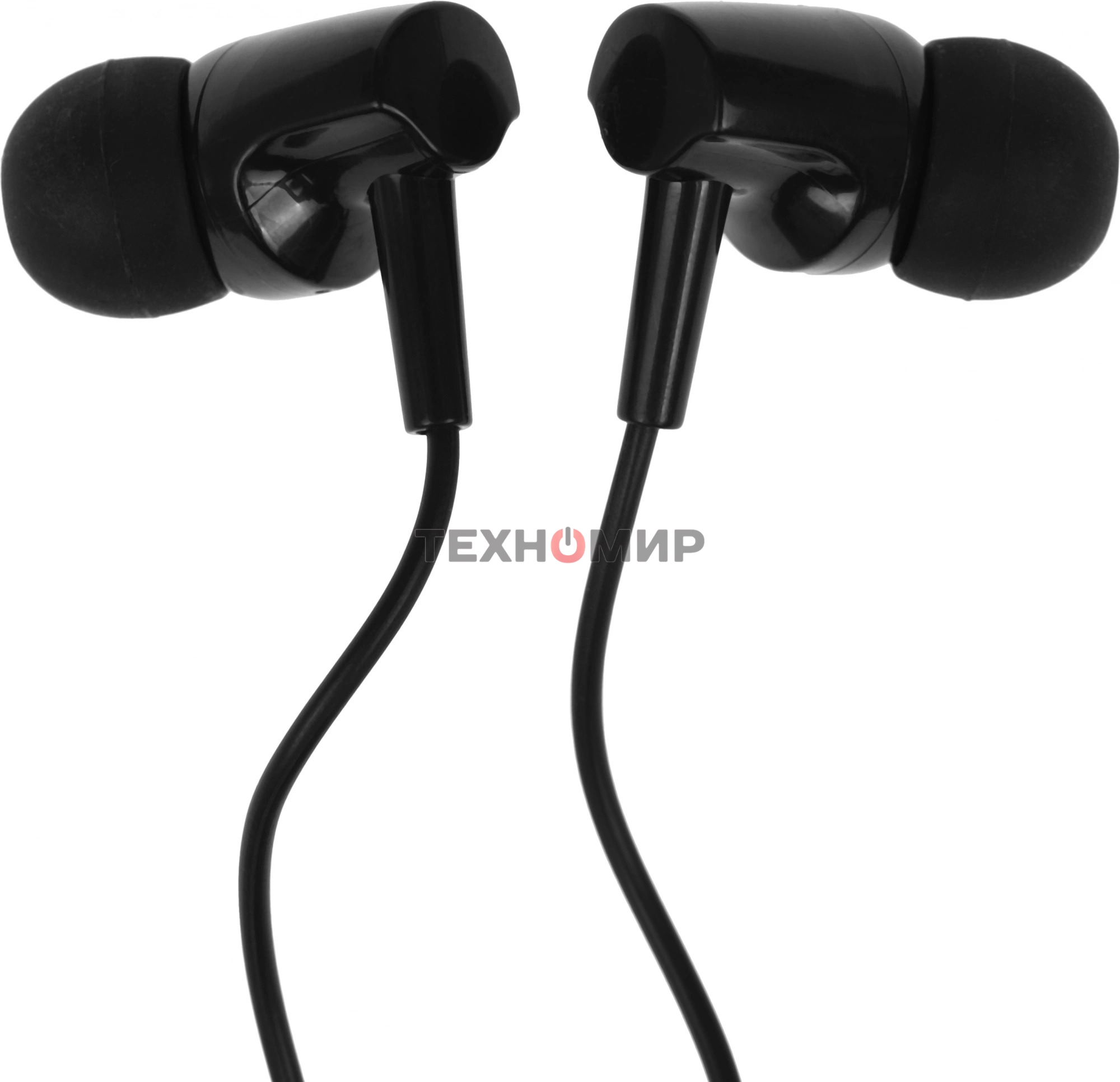 Гарнитура внутриканальные Hoco M112 1.2м черный проводные в ушной раковине