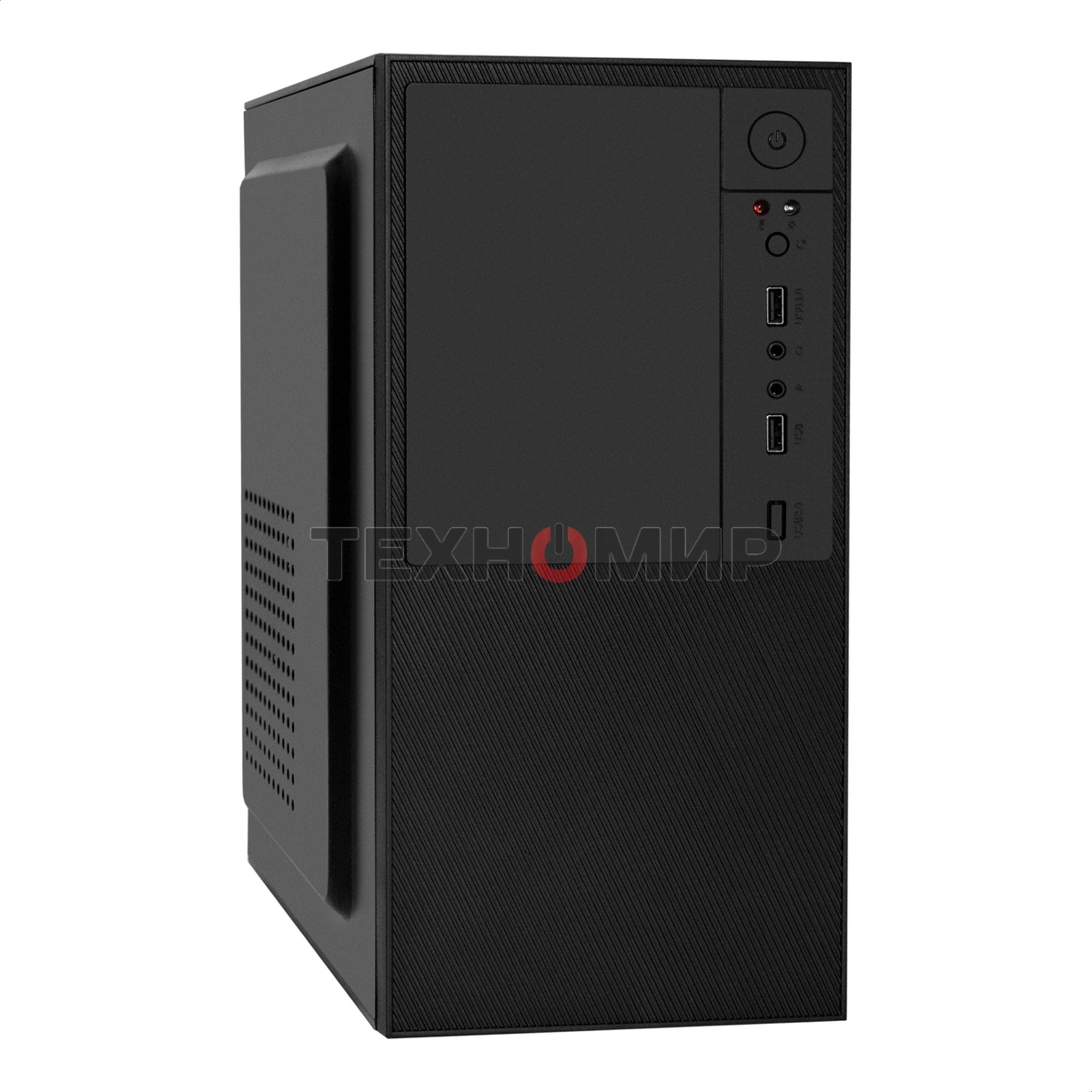 Компьютерный корпус Minitower ExeGate BAA-308-AAA350 (mATX, БП AAA350 с вент. 8см, 2хUSB, HD Audio, черный)