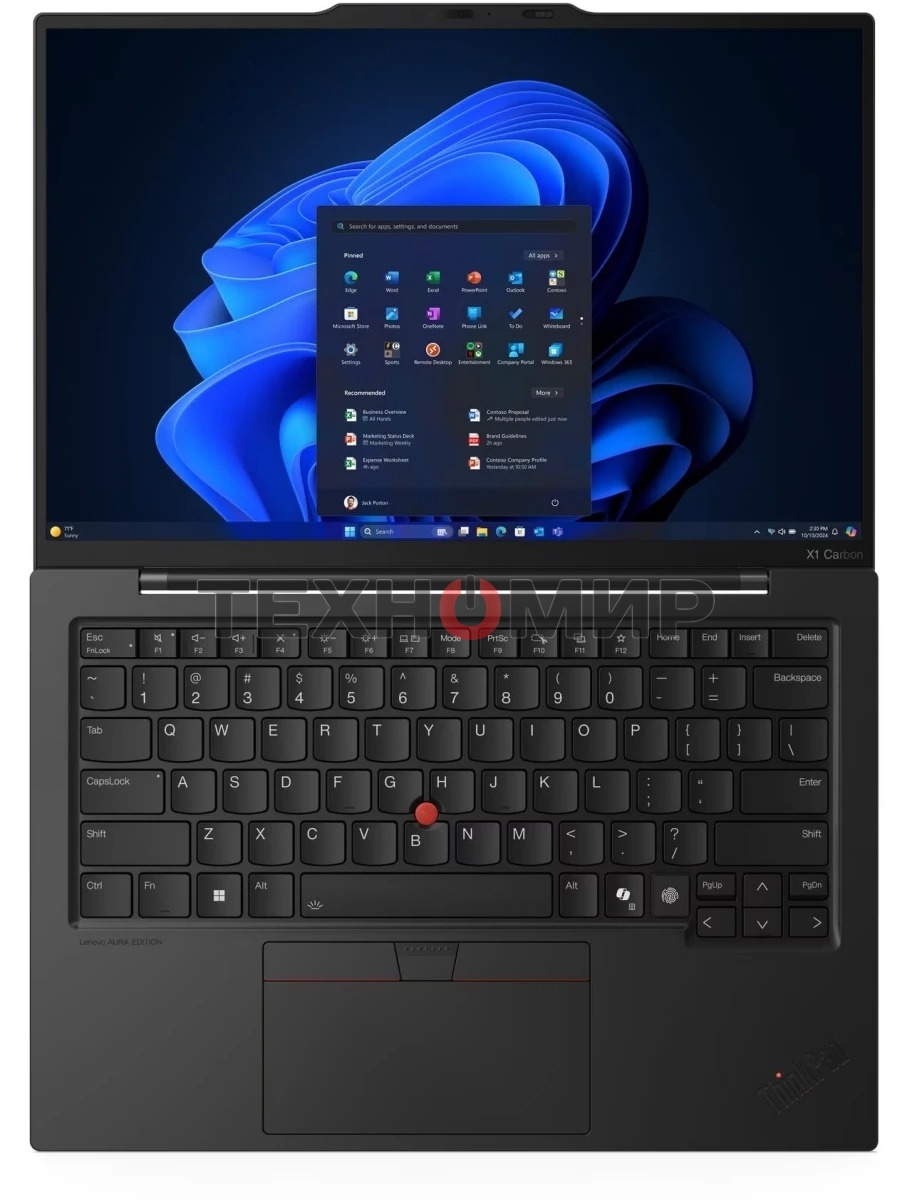 Ноутбук Lenovo ThinkPad X1 Carbon Gen 13 Aura Edition Intel Core Ultra 7 255U 3800MHz/14