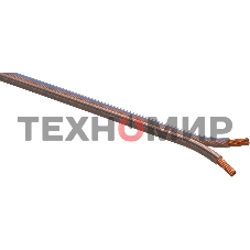 Кабель акустический ЭРА 2х0.75 прозр. 100м (м)