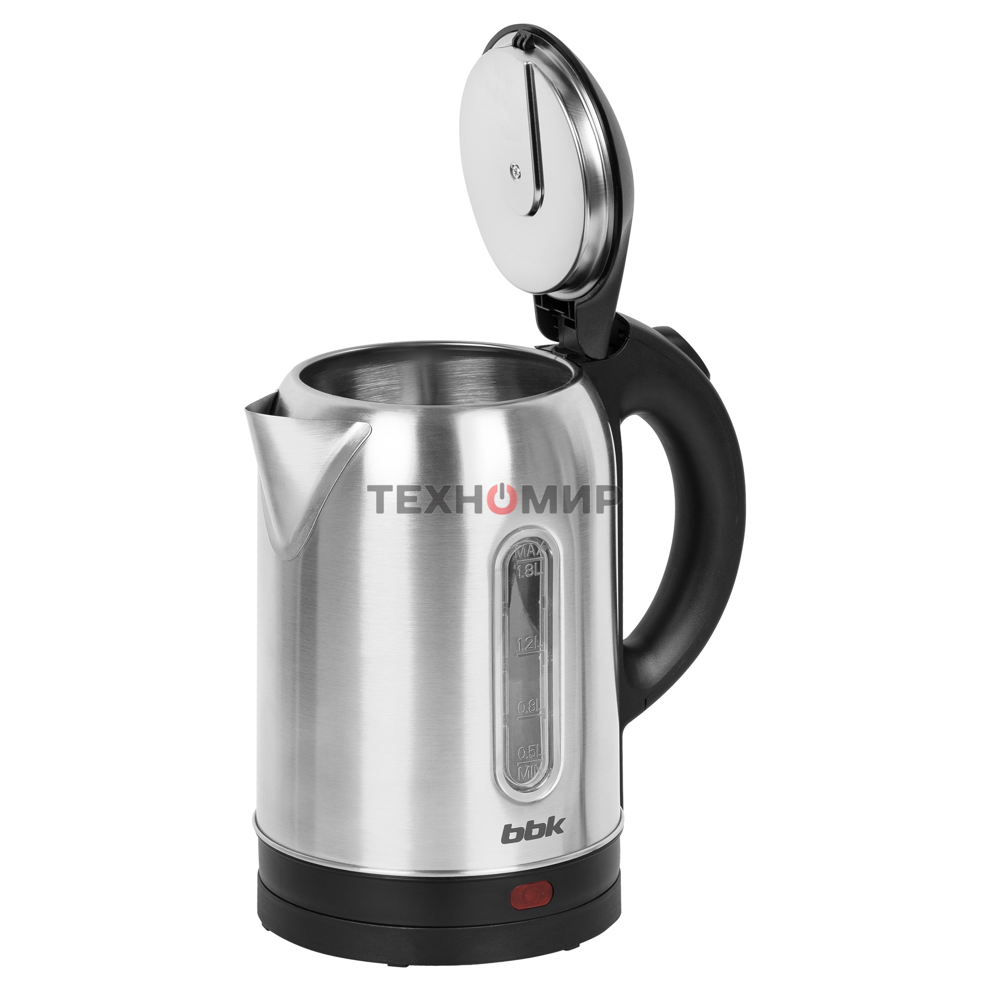 Чайник электрический BBK EK1815S черный/нержавеющая сталь