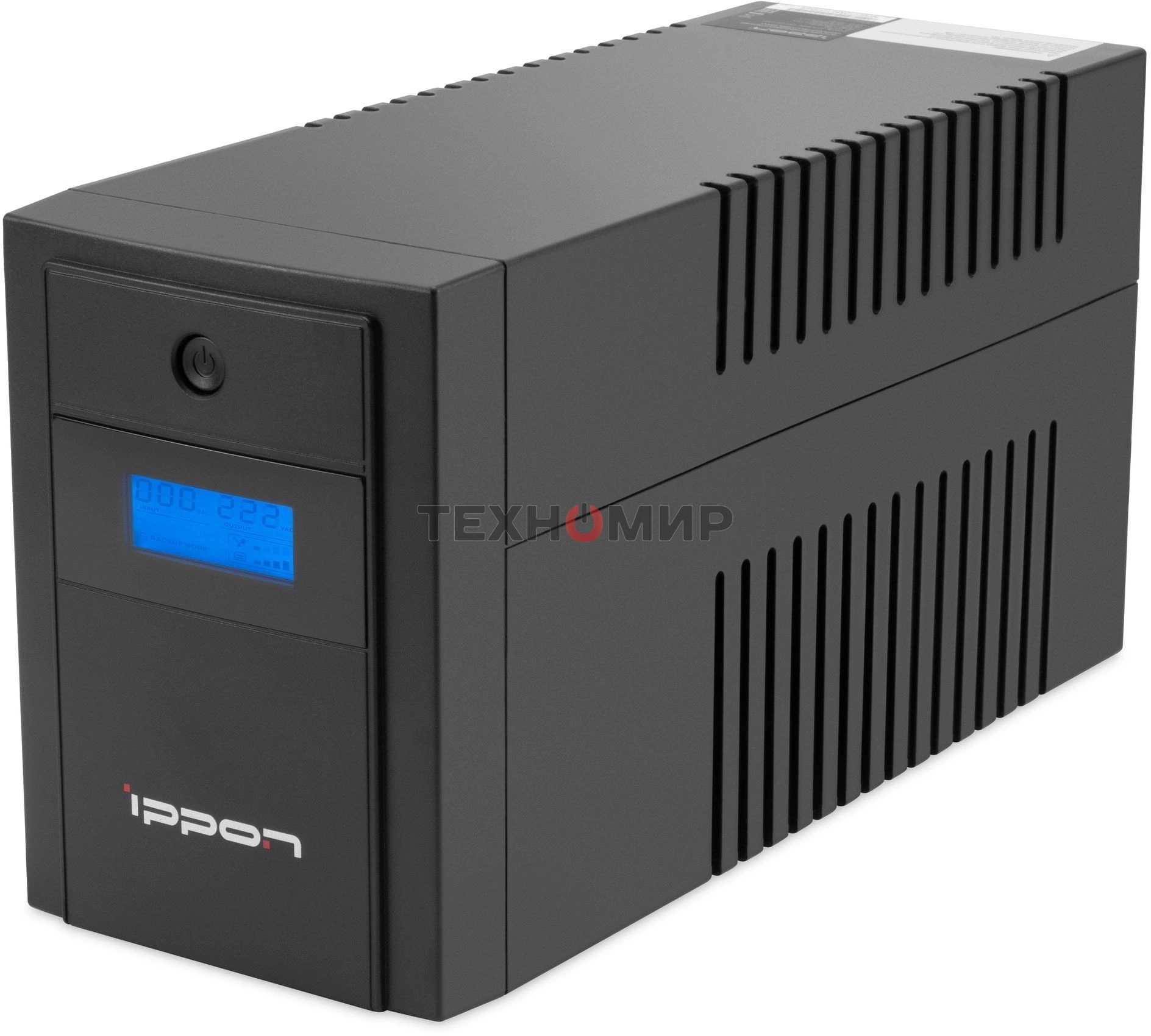 Источник бесперебойного питания Ippon Back Basic 1200 LCD Euro 720Вт 1200ВА черный
